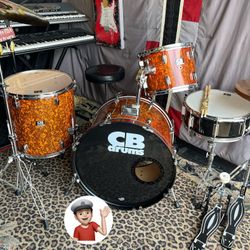 🔥 Complete Drum Set Drums w/Zildjians