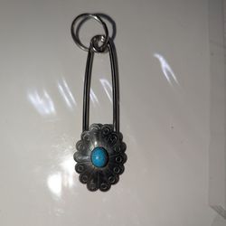 Vintage Navajo Indian Keychain Or Horse Blanket Pen