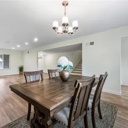 Wooden Dining Table With Extender