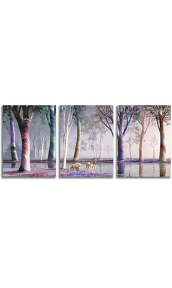 3 Pieces Decor Wall Art 16x12 inches Every Panel