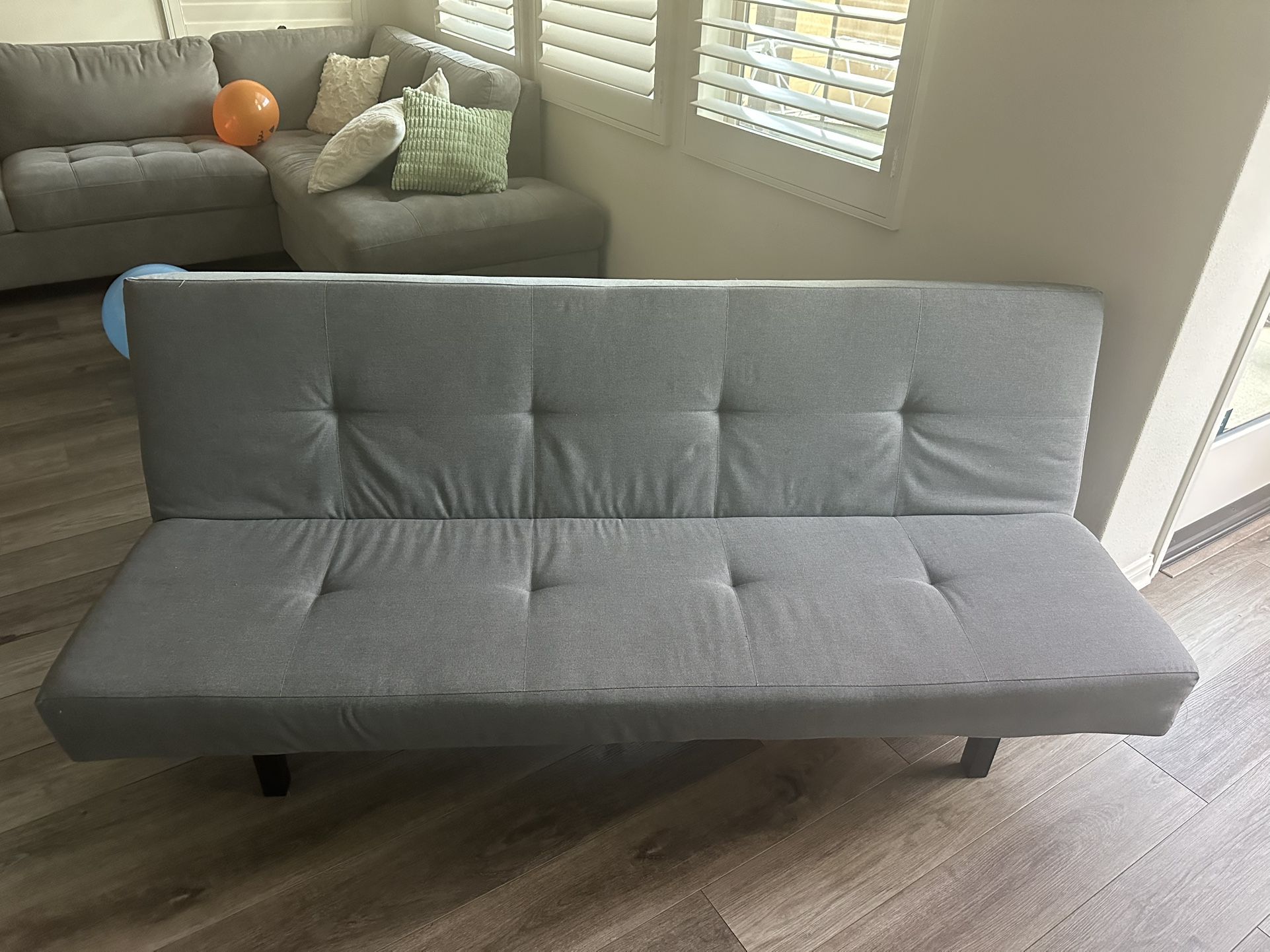 IKEA BALKARP Sleeper sofa, Vissle gray