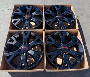 20" Toyota 4runner TRD Gloss Black Wheel Exchange Powder Coat Exchange Factory OEM Tacoma Rims 2026 25’