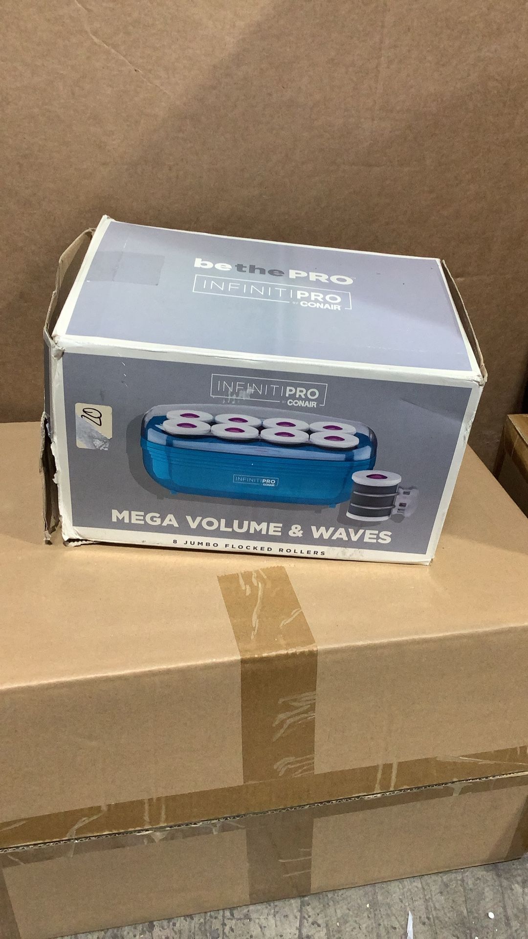 Conair Infiniti Pro 8 Jumbo Flocked Rollers Mega Volume & Waves