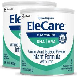 EleCare  3 New Cans