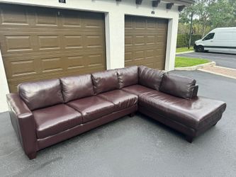 Sofa/Couch Sectional - Brown - Delivery Available 🚛