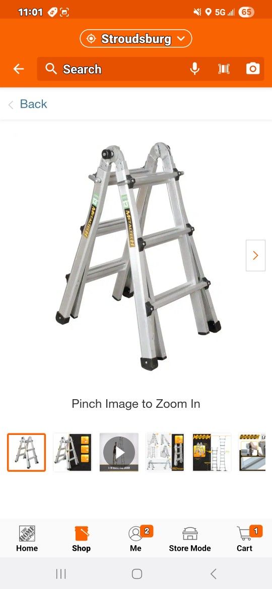 metal tech multipurpose ladder