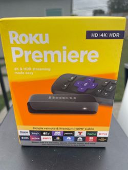 New Roku Premiere 4K HDR Streaming Device – Sealed in Box