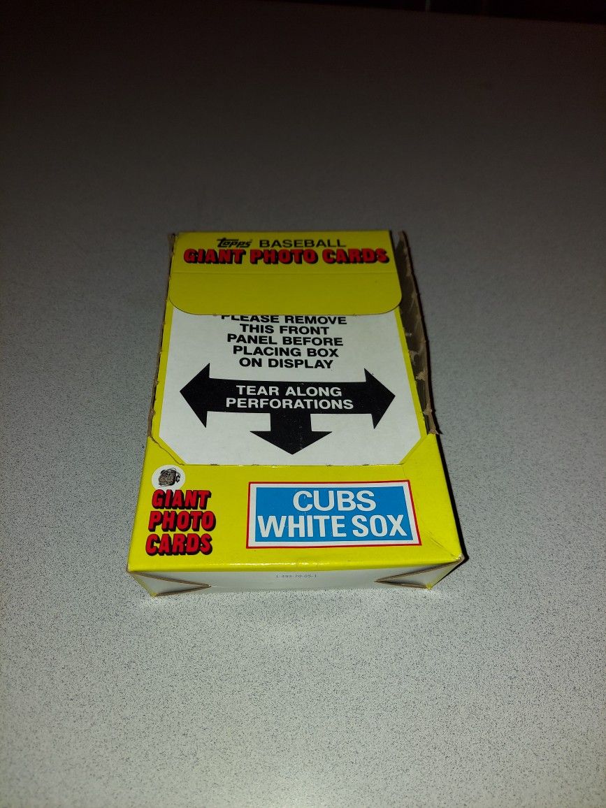 VINTAGE 1981 TOPPS BASEBALL GIANT PHOTO CARDS COMPLETE 36 CARD SET NEW STILL FACTORY SEALED