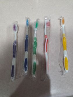 Individually wrapped disposable toothbrushes
