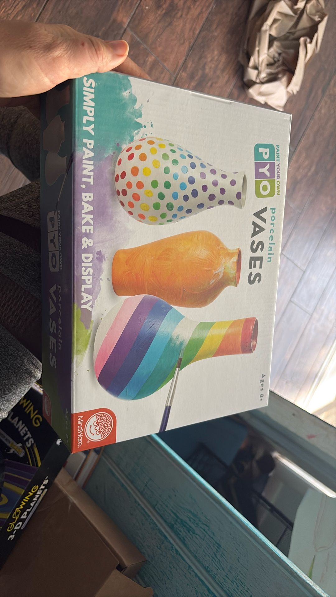 Paint Your Own Porcelain Vases