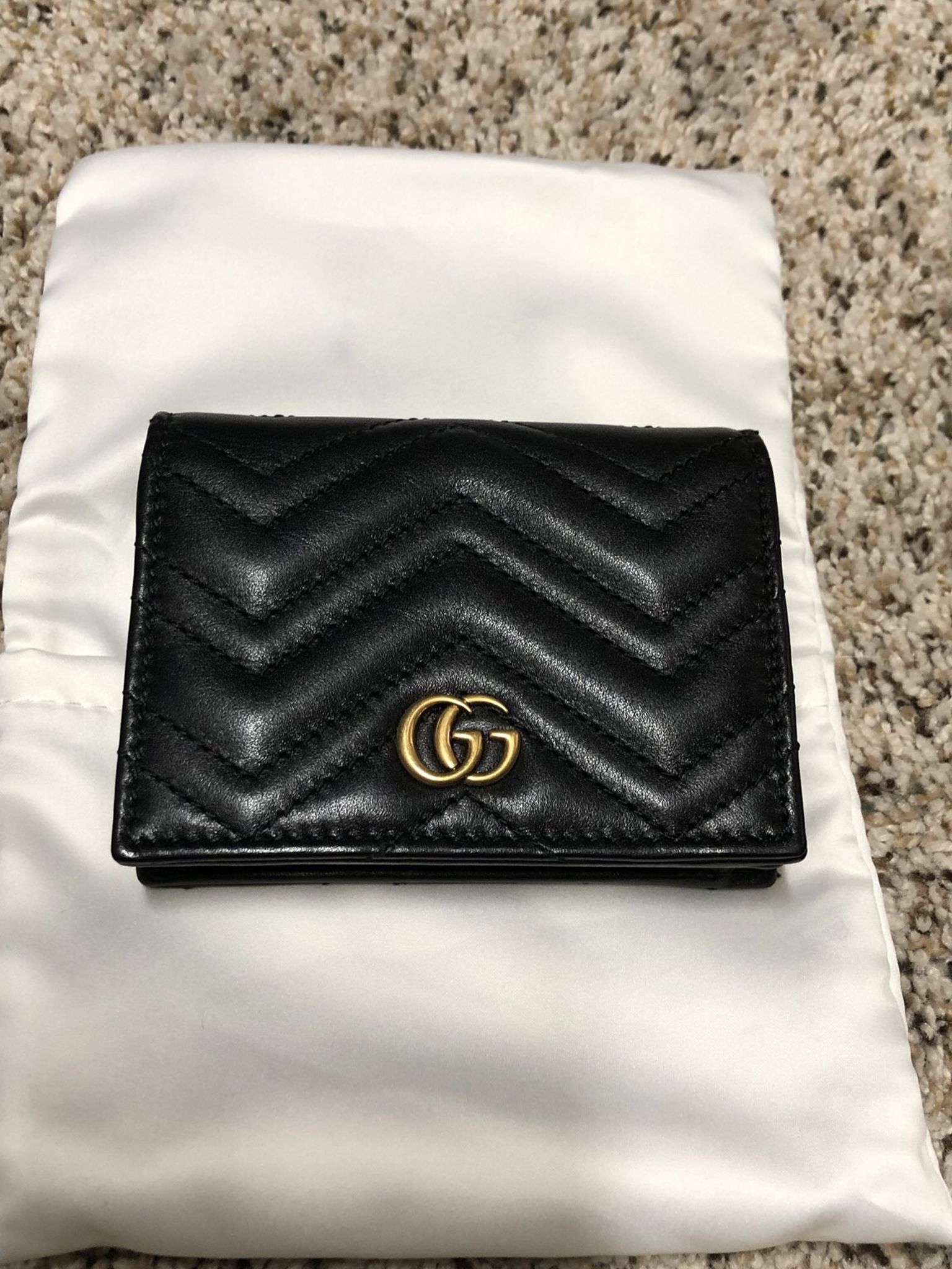 Gucci Matelesse Marmont GG Leather Wallet