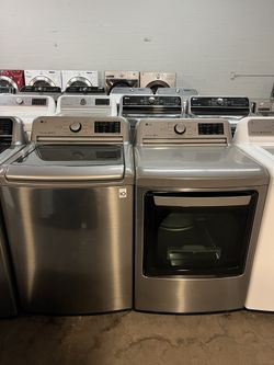 ✨ LG Top Load Washer & Electric Dryer Set ✨
