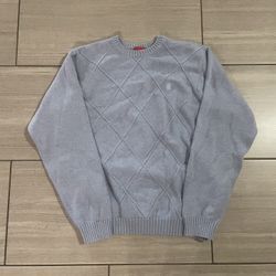 Light Blue Sweater Knitted