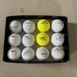 Assorted Golf Balls