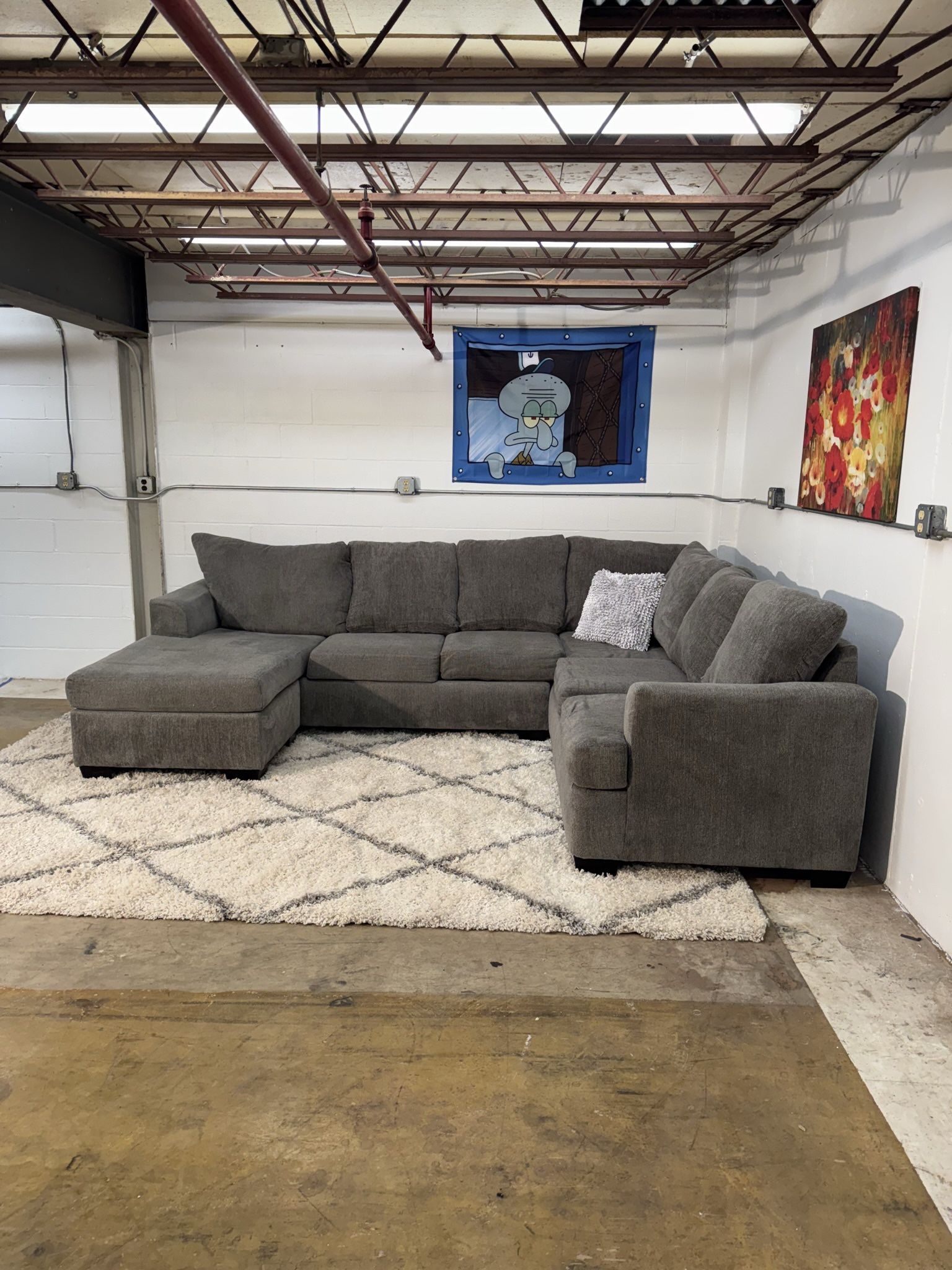 Grey Couch Sectional