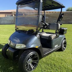 EZGO RXV Golf Cart with New Batteries and New Wheels—High-Speed 25 mph