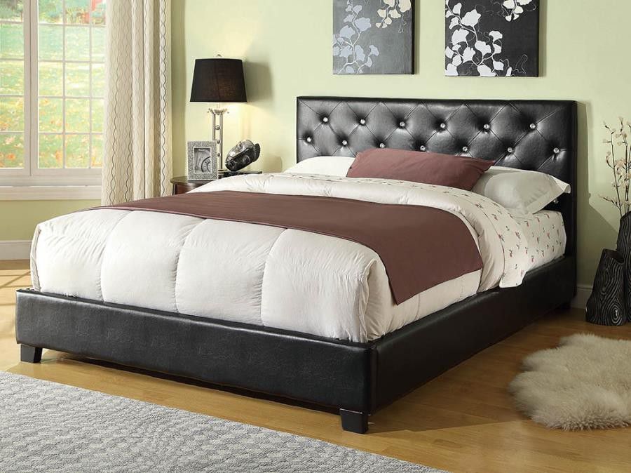 Full size platform bed frame box spring not required