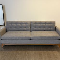 Moving Sale! Large Gray Mid-century Modern (MCM) Sofa