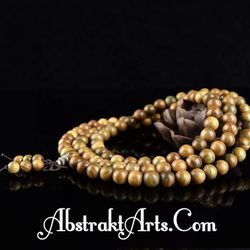Green Sandalwood Bracelet 108 Beads