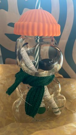 The Snoopy Glass Cold Cup + Starbucks