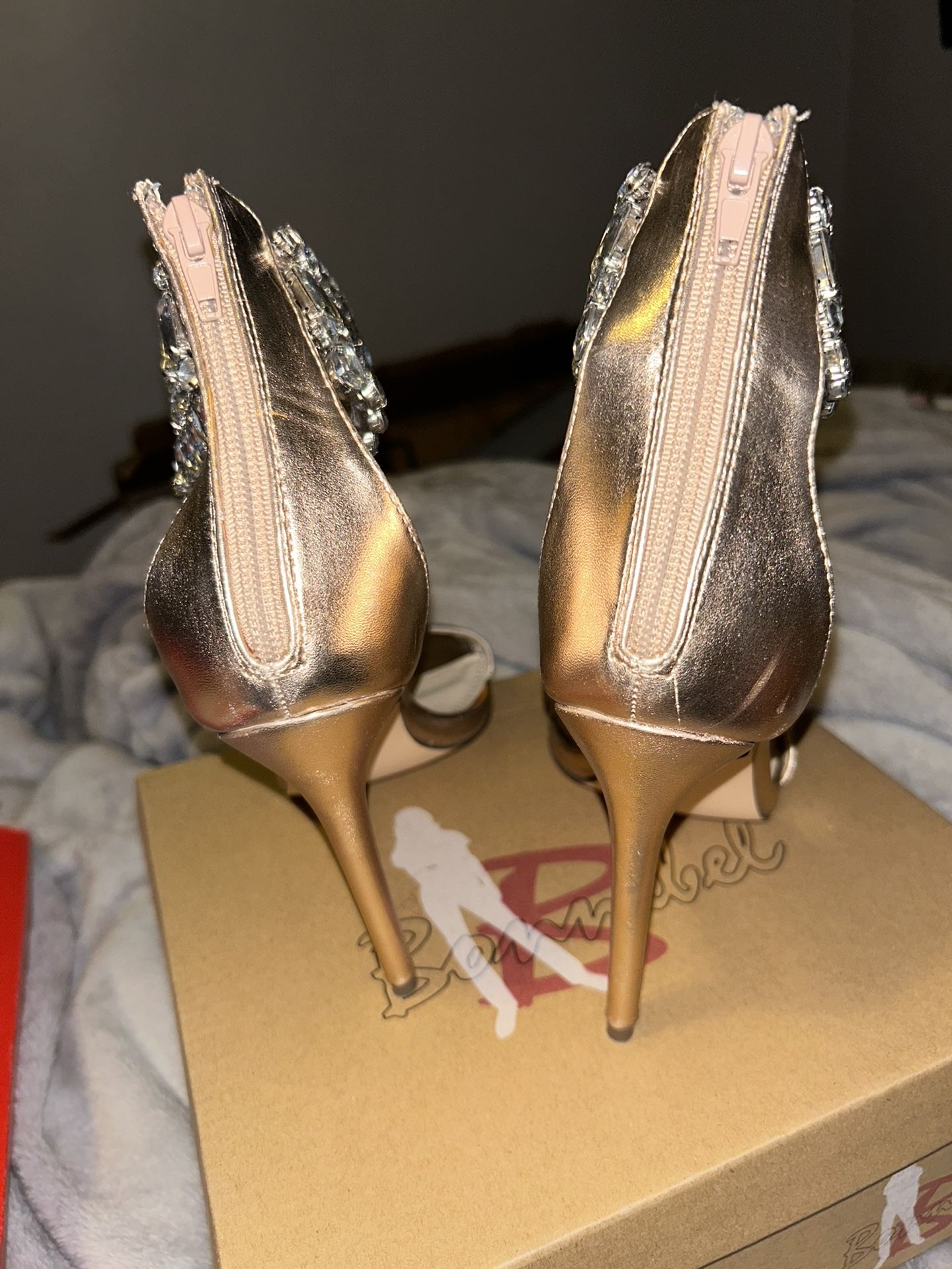 Gold Heels Size 9