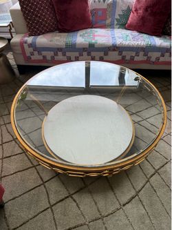 Thomas Pheasant for Baker: Round Bracelet Cocktail Table
