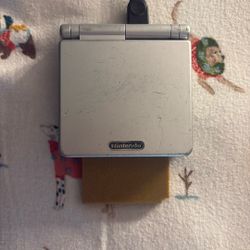 Gameboy SP With Pokemon Gold