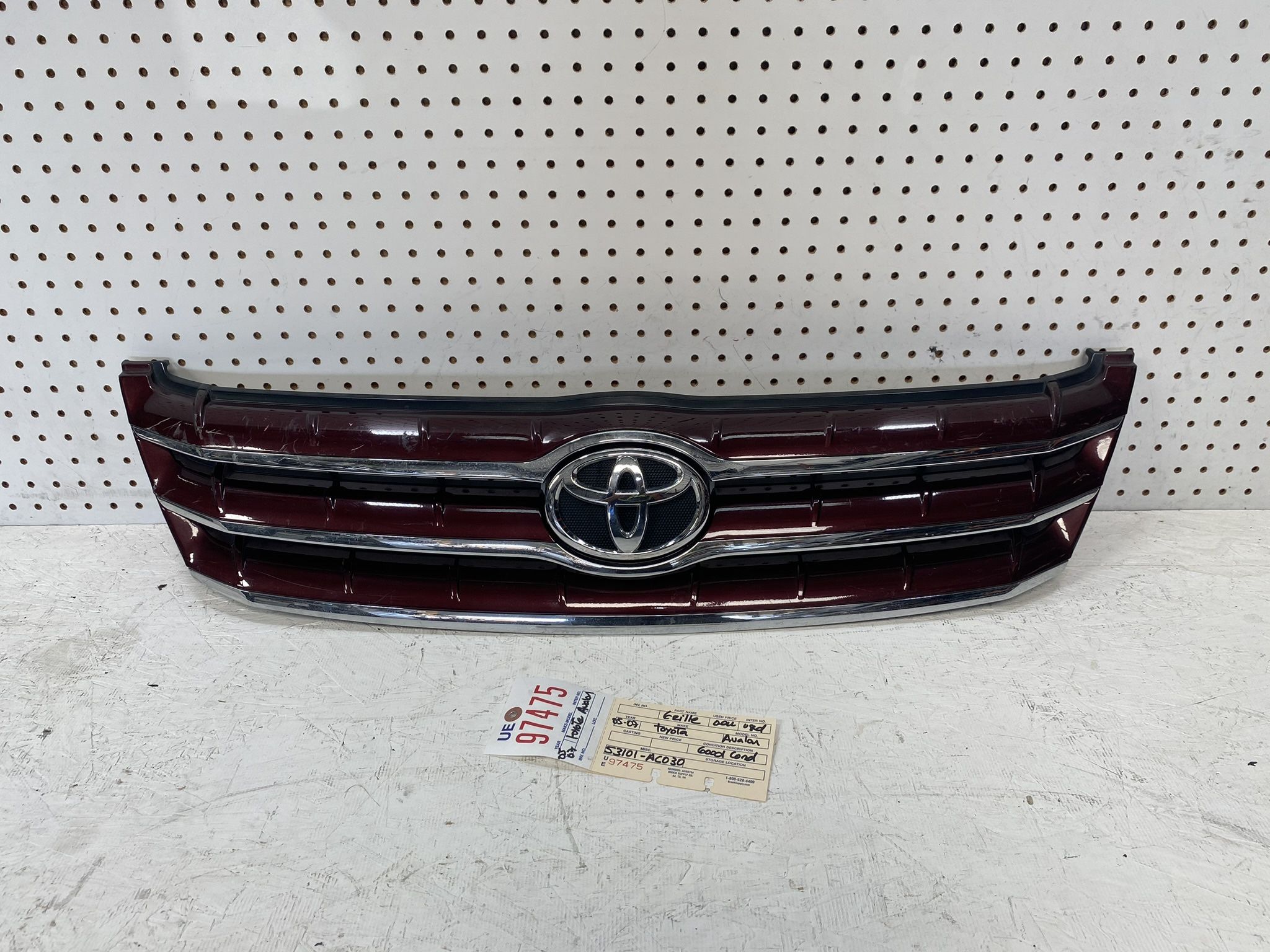 2005 2007 TOYOTA AVALON FRONT GRILLE OEM