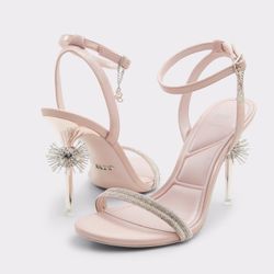 Brand New Spellbinding Heeled Sandals Pink (Size 7) 