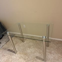 Dining Table - Modern Glass Dining Table 