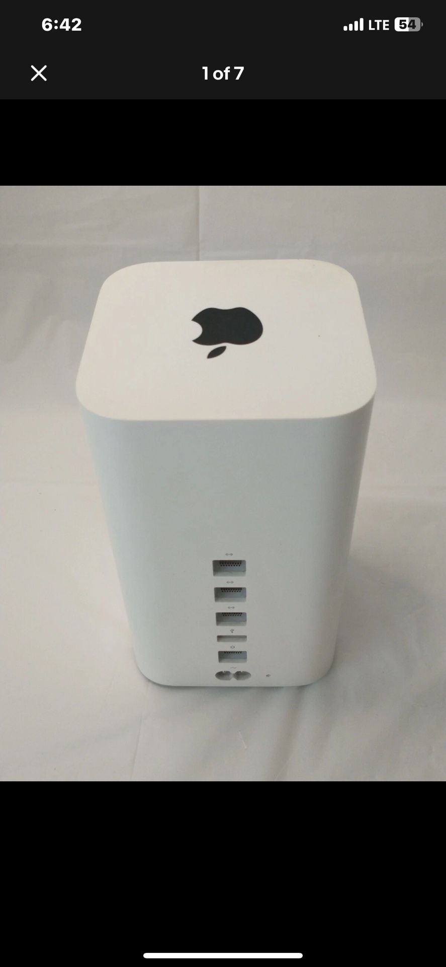  Apple AirPort Extreme Base Station Wireless Router A1521 UNIT ONLY, EUC, WORKS