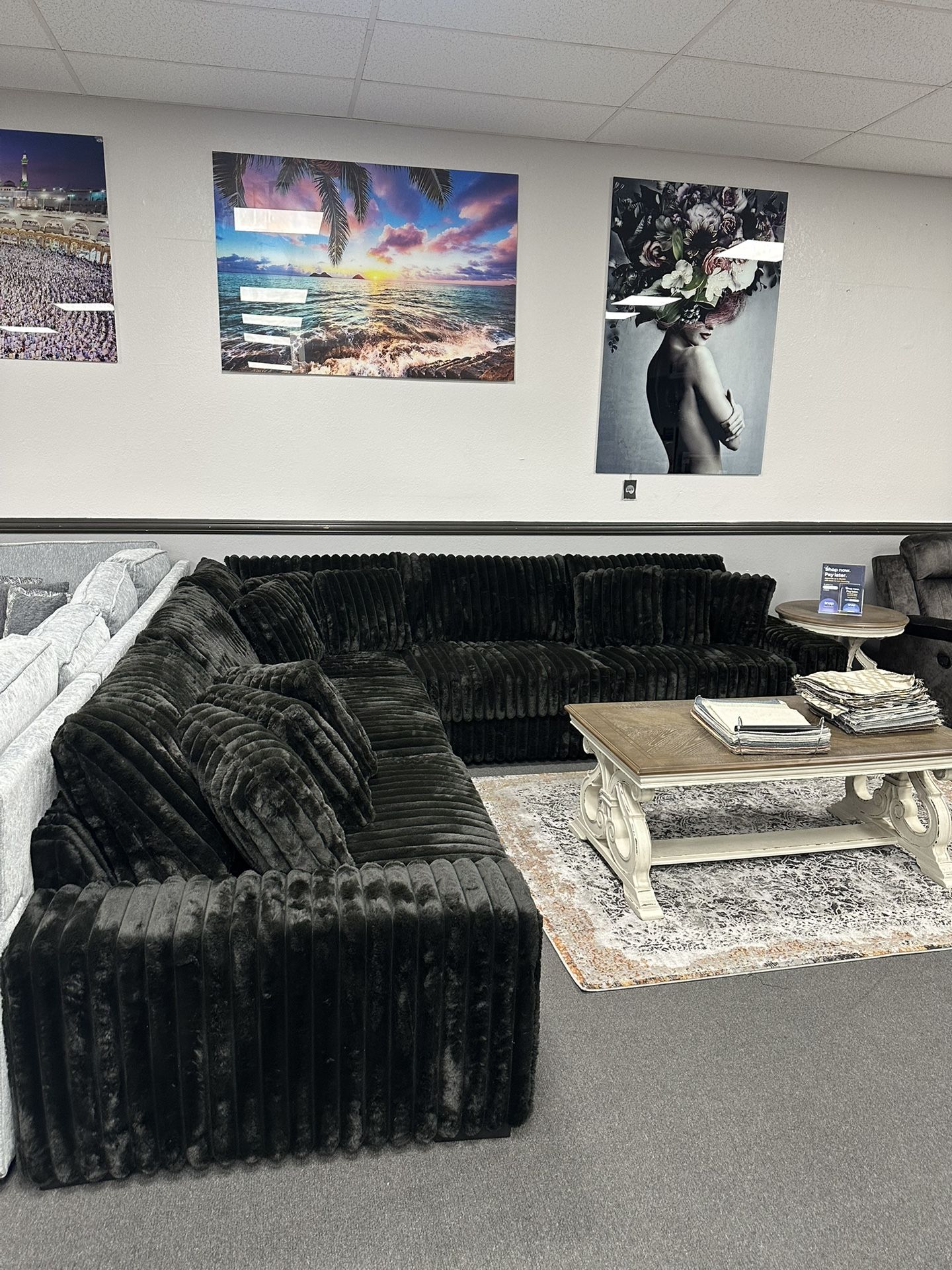 Black Sofa Sectional
