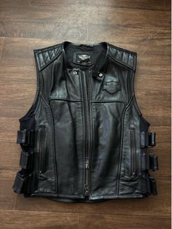 Men’s Leather Vest  custom