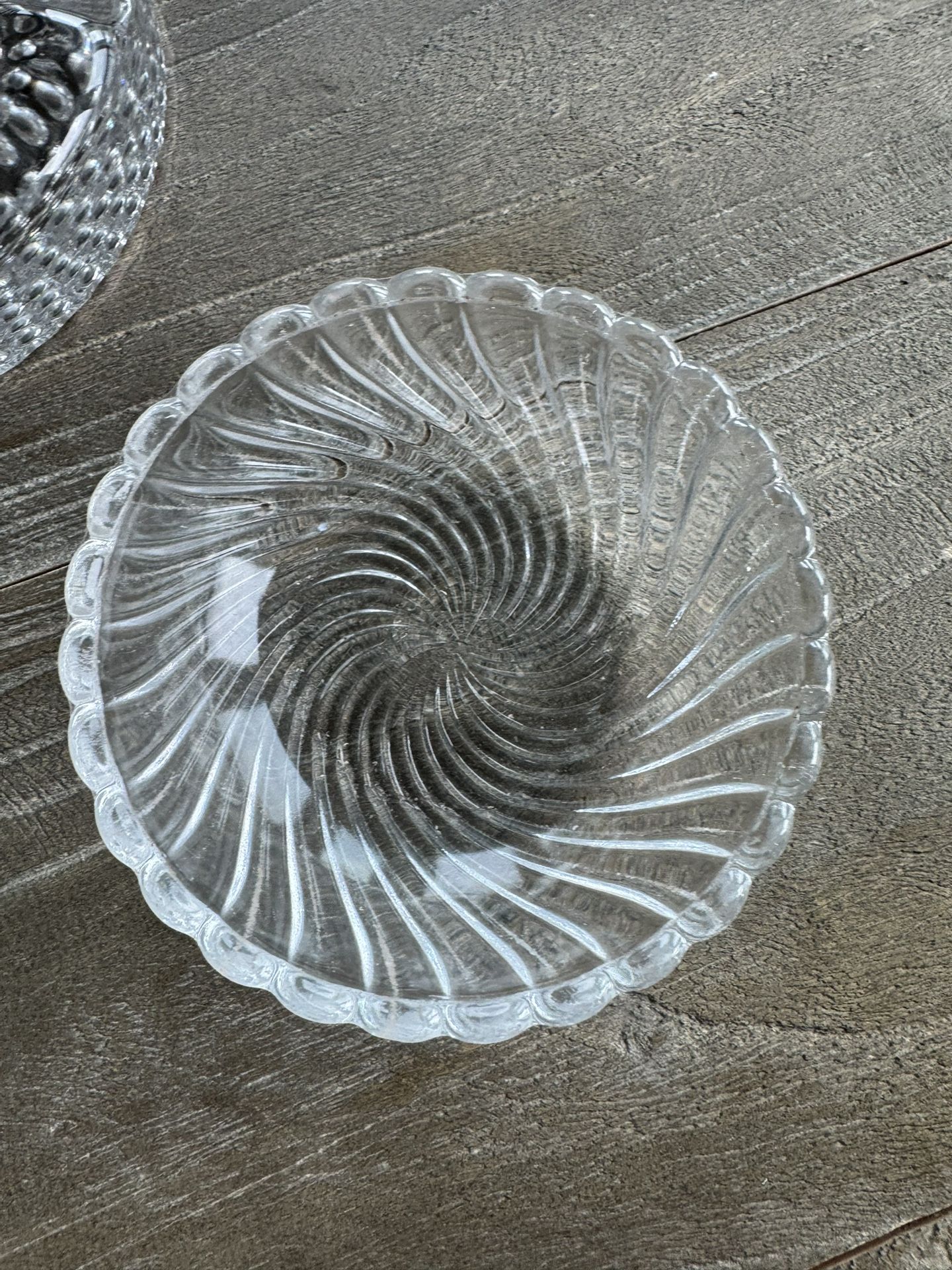 Vintage Glass Candy Dish
