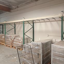 Heavy Duty Warehouse Pallet Racking – 52 Linear Feet – 8ft Tall x 4ft Deep