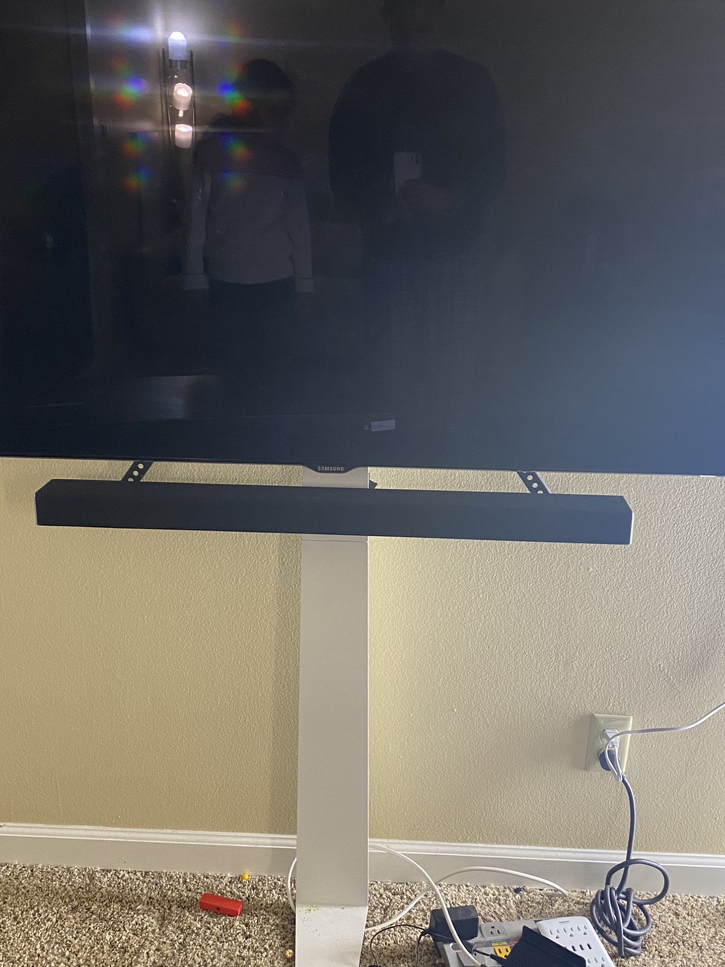 Tv Stand, Tv Wall Mount Without Drilling