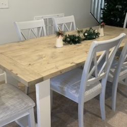 Custom Handmade Dining Table (table only)
