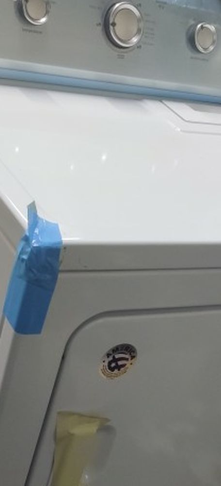 New Maytag Dryer Under Warranty Missing One Knob And Is Scratch And Dent