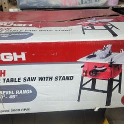 Hyper Tough 10 Inch Portable Table Saw