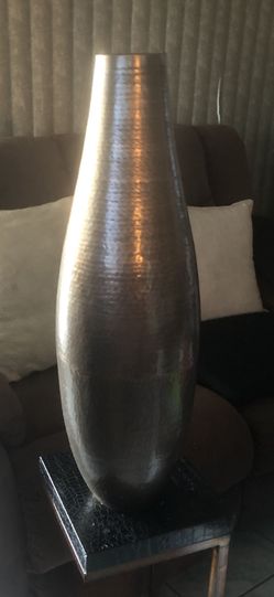 Vase  Cholate Color 24 1/2 Inches High 25 In Wide