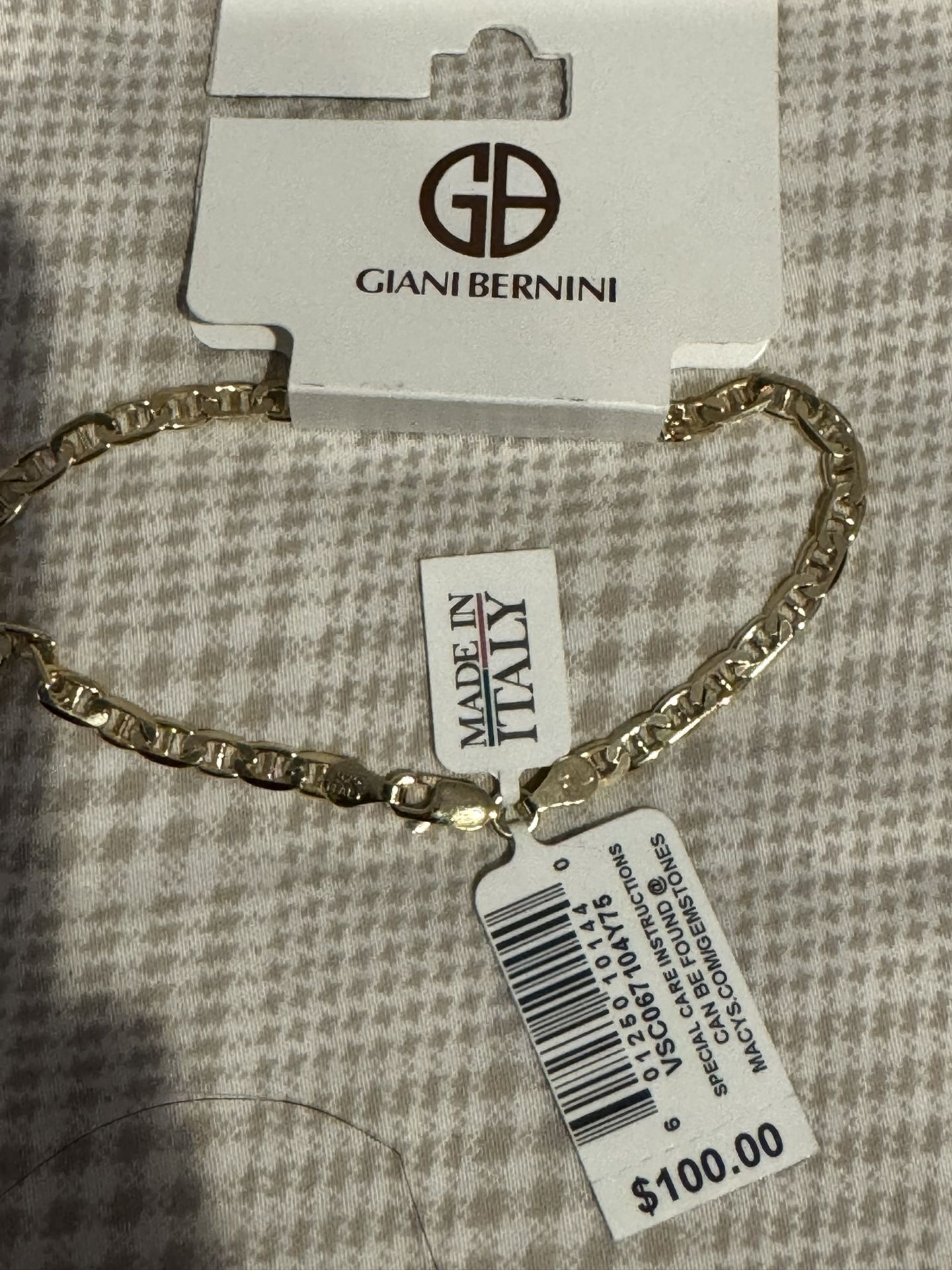 Silver Bracelet Gold Plated