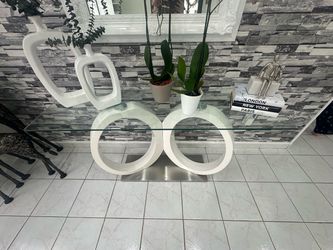 Mesa para entrada con espejo