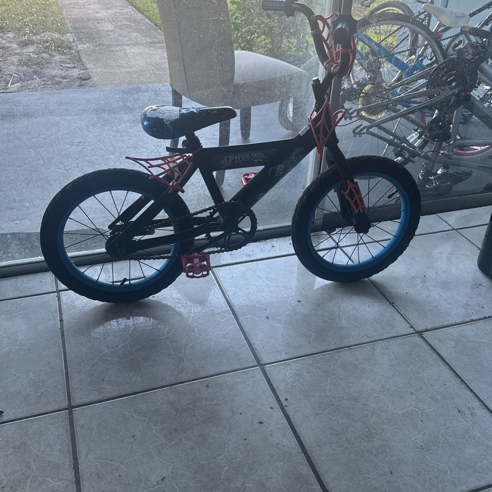 Small Boys Spiders Bike