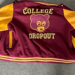 Kanye College Dropout Varsity Jacket