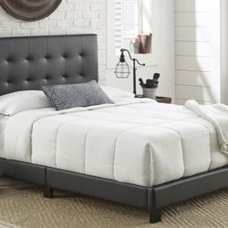Full Leather Bed Frame