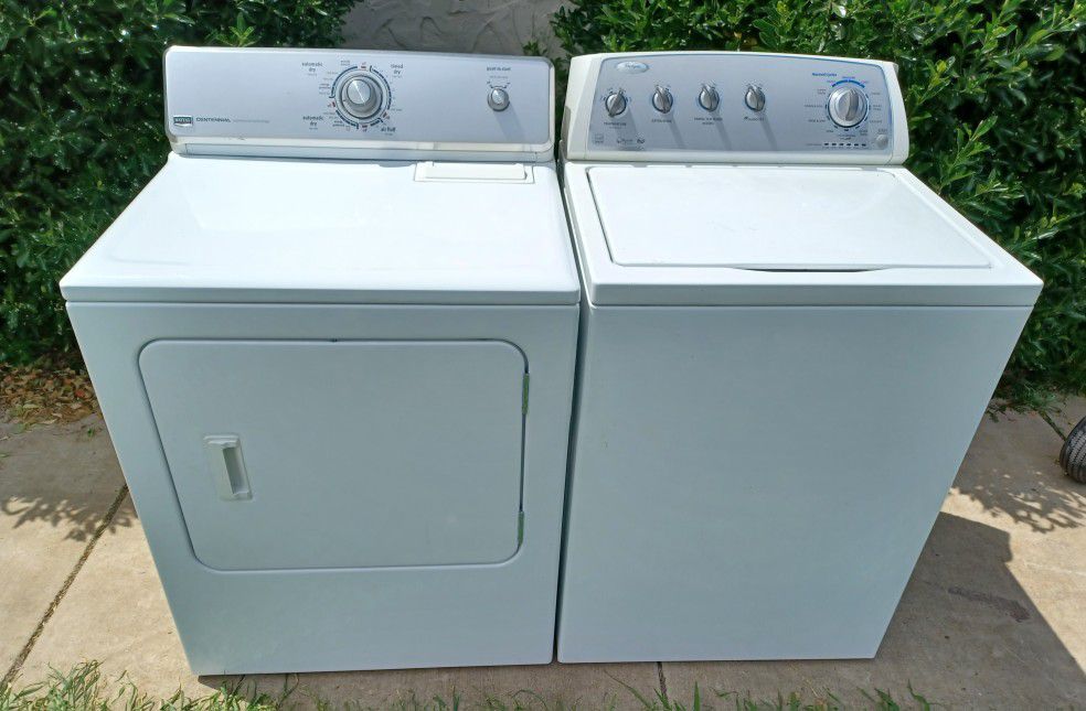 Whirlpool Washer and Maytag Electric Dryer