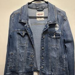 Mossimo Jean Jacket w/ distressed details