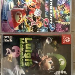 Mario Kart 8 / Luigi’s Mansion 2 Nintendo Switch Games