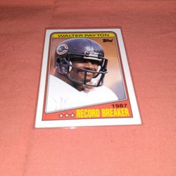 Nfl Topps Card Walter Payton 