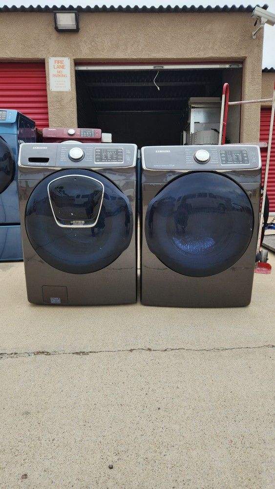 Samsung Add Wash XL Steam Washer And Dryer Set 